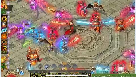 新开传奇发布中变58级魔法师使用火龙气焰的操作分析